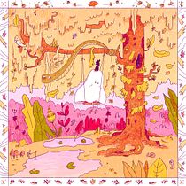 Ca prend de la place l'absence. Ilustração infantil, Desenho digital e Ilustração digital projeto de floushka - 11.09.2025