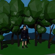 El Viajero. 3D Character Design, Video Games, 3D, 3D Modeling, and Game Design project by deilynzamudio - 09.14.2025