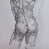Progetto disegno figura umana in movimento da un modello.. Artes plásticas, Esboçado, Desenho, Desenho a lápis, e Desenho realista projeto de Angelica Perseu - 15.09.2025