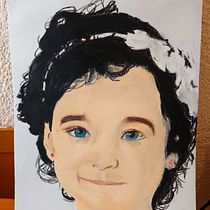 Retrato niña . Fine Arts, Drawing, Portrait Drawing, Realistic Drawing, and Traditional illustration project by eustaquiomarquez23 - 09.15.2025