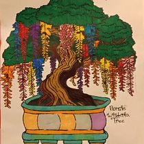 Bonsie Wisteria Tree . Accessor, Design, Arts, Crafts, Decoration, and DIY project by Sequoia Hickman - 09.15.2025