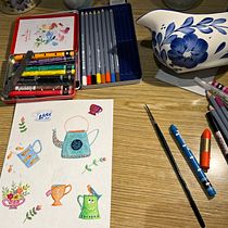 Desbloqueando la creatividad . Fine Arts, Design, Traditional illustration, Painting, Creativit, Creating with Kids, and Sketchbook project by silvanaparody - 09.15.2025