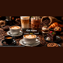 Sitio Web “Café Aroma”. Un proyecto de Desarrollo Web, Diseño Web, CSS y HTML de Elmer David Querevalu Puescas - 16.09.2025