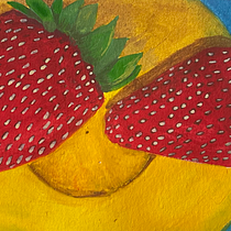 El postre. Teoria da cor, Artes plásticas, Pintura guache, e Pintura projeto de Verónica Ayala - 17.09.2025