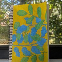 Overlapping leaves. Ilustração botânica, Ilustração tradicional, Pattern Design, e Sketchbook projeto de jomo912 - 20.09.2025