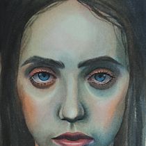 Retrato en acuarela . Artes plásticas, Desenho de retrato, Pintura, e Pintura em aquarela projeto de pau_rh - 21.09.2025
