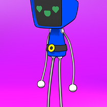 Toon Bot. Design de personagens, Design de produtos, Motion Graphics, e Modelagem 3D projeto de Manuel Ceballos - 24.09.2025