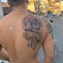 samurai. Desenho de tatuagens projeto de Camila Barbosa - 24.09.2025