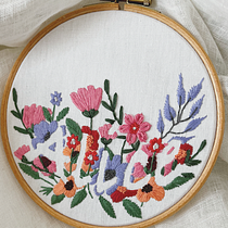 Prénom broderie. Un proyecto de Bordado y Diseño textil de Julia Scheidt - 24.09.2025