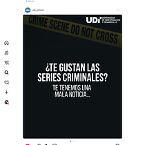Proyecto: Campaña UDI – Programa de Criminalística. Redes sociais, Marketing digital, Marketing de conteúdo, Marketing para Facebook, e Marketing para Instagram projeto de Isabella Delgado - 25.09.2025