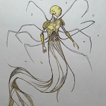 Sirena Guardian del Reino Profundo. Criatividade, Desenho, Ilustração tradicional, e Sketchbook projeto de joansebastianvg - 26.09.2025