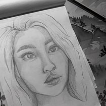 esboço retrato Ein Projekt aus dem Bereich Artistische Zeichnung, Zeichnung, Porträtzeichnung, Sketchbook und Skizzenentwurf von jaquetaki - 27.09.2025