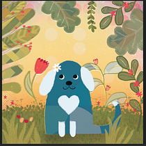 A Playful Illustration of a Chubby Pup. Ilustração digital e Ilustração tradicional projeto de hois_1 - 29.09.2025