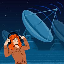 Astrobiology animated editorial illustrations. 2D Animation, Animation, Digital Illustration, Digital Painting, and Editorial Illustration project by Shiraz J - 09.29.2025