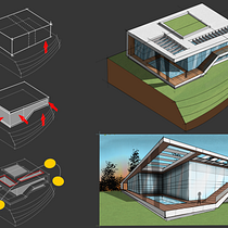 My Architectural Sketch. Un proyecto de Ilustración arquitectónica, Arquitectura, Arquitectura digital, Ilustración digital y Bocetado de Jose Santos - 30.09.2025