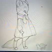 Astucia juega con paciencia. Un proyecto de Diseño de personajes, Ilustración infantil, Dibujo y Dibujo a lápiz de Cristina Benimeli Sánchez - 30.09.2025
