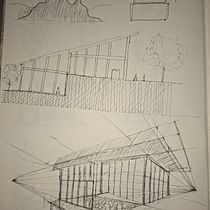 Casa enla montaña . Architectural Illustration, Architecture, Drawing, Sketchbook, Sketching, and Spatial Design project by Daniel gutierrez - 09.30.2025