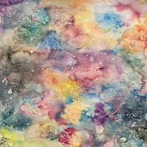 Sky of Dreams. Un proyecto de Bellas Artes, Pintura, Ilustración tradicional y Pintura a la acuarela de sheaheid - 01.10.2025
