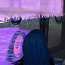 Te amo, te odio Vancouver. Digital Drawing, Digital Illustration, Digital Painting, Drawing, Fine Arts, Traditional illustration, and Portrait Drawing project by danielareos - 10.01.2025