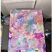 pure chaos. Un proyecto de Pintura acrílica, Bellas Artes y Pintura de Lisa Salazar - 02.10.2025
