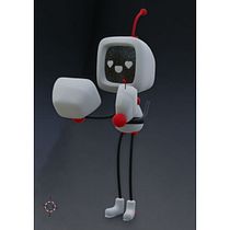Proyecto Final - Androide. Un proyecto de Diseño de personajes, Diseño de producto, Motion Graphics y Modelado 3D de Luisa Fernanda Galicia Ramírez - 02.10.2025