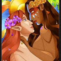 The Lovers. Un proyecto de Ilustración digital, Dibujo e Ilustración con tinta de Ana Martínez - 04.10.2025