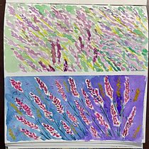 Night blooms . Un proyecto de Pintura a la acuarela y Teoría del color de laura_lopez_13 - 04.10.2025
