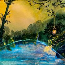 Bilderbuchillustration. Fine Arts, Gouache Painting, Naturalistic Illustration, Painting, and Watercolor Painting project by Monika Dlugosch - 10.05.2025