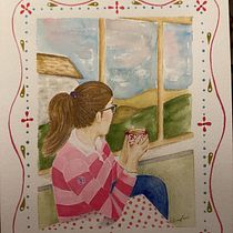 My First Gouache Painting. Creativit, Drawing, Gouache Painting, Traditional illustration, Sketchbook, Sketching, and Watercolor Painting project by riverretreattickton - 10.06.2025