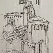 Çizebilmek ruhumu özgür bırakıyor. Architectural Illustration, Drawing, Traditional illustration, Ink Illustration, and Fine Arts project by Behiye Gök Bozkurt - 10.07.2025