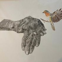 Do not worry. Een project van Realistische tekening,  Tekening y Tekening met potlood van T T - 10.10.2025