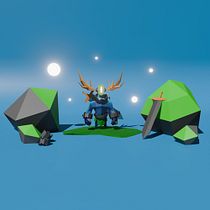 Modelado de personajes low poly para videojuegos. Un proyecto de Diseño de personajes 3D, Videojuegos, 3D, Modelado 3D y Diseño de videojuegos de Jorge Alimber Ccamerccoa Huillca - 12.10.2025