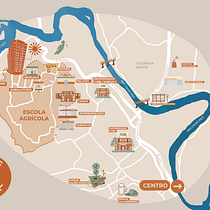 MAPA SOLARE. Een project van  Tekening, Traditionele illustratie, Digitale illustratie,  Infographics y  Digitaal schilderij van fernandabarski - 13.10.2025