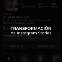 Mi Proyecto: Transformación de Instagram Stories - Aplicando lo aprendido con Mina Barrio. Projekt z dziedziny Fotografowanie smartfonem, Fotografia c, frowa, Marketing c, frow, Portale społecznościowe, Marketing mobiln, Instagram, Marketing treści, Fotografia na Instagram, Marketing na Instagramie,  Fotografia lifest i le użytkownika Santiago Perez - 13.10.2025