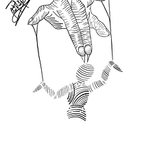 La manipulación . Desenho de tatuagens, Ilustração tradicional e Ilustração digital projeto de Juan Ramirez - 15.10.2025