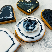 Valentine's Day Cookies Ein Projekt aus dem Bereich Backen, Essbare Kunst und Zuckerguss von Veronica Vincenti - 20.10.2025