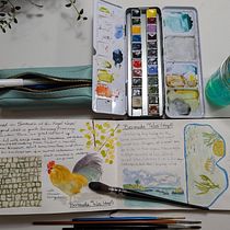 Travel Journal, Cruise 2025. Un progetto di Illustrazione tradizionale, Illustrazione architettonica, Pittura ad acquerello e Sketchbook di Shannon Pitton - 22.10.2025