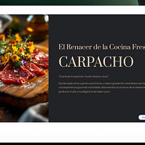 El Renacer de la Comida Fresca: CARPACHO . % matiasgomezgarciare tarafından hazırlanan Sos, al Med, a, Dijital Pazarlama, İçerik Pazarlaması, Facebook Pazarlama & Instagram Pazarlaması projesi - 10.22.2025