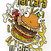 Hamburguesa Bucara Ein Projekt aus dem Bereich Business, Digitale Zeichnung, Digitale Illustration, Traditionelle Illustration und Marketing von oscar mauricio castro parra - 27.10.2025