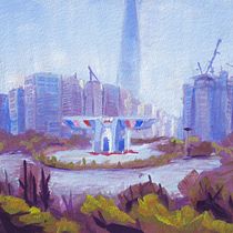 Olympia Park in Gouache. Un proyecto de Pintura gouache, Ilustración tradicional y Pintura de firefox256 - 28.10.2025