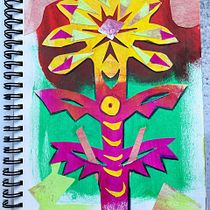 Skizzenbuch: Erkunde Illustrationstechniken . Un projet de Beaux Arts, Créativité, Créativité avec les enfants, Design , Illustration traditionnelle, Peinture , et Carnet de croquis de Val - 28.10.2025