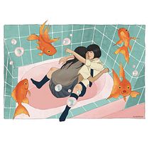 Like a dream. Character Design, Comic, Digital Drawing, Digital Illustration, Traditional illustration, and Manga project by guerrazun - 10.29.2025