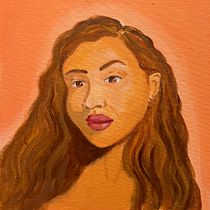 Meu espelho . Un projet de Peinture acr, lique, Peinture , et Autoportrait photographique de desirequeiroz - 31.10.2025