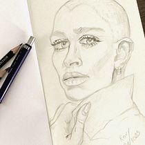 Exercising portraits. Un progetto di Disegno artistico, Disegno, Disegno di ritratti, Sketchbook e Bozzetti di Rony Duarte - 31.10.2025