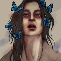 Metamorphosis. Traditional illustration, Vector Illustration, Portrait Drawing, and Digital Illustration project by a_holmqvist9 - 11.02.2025