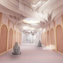 Women's Mosque. Un proyecto de Arquitectura interior, Diseño de interiores, Decoración de interiores, Interiorismo, Retail Design y Diseño de espacios de Imola Koós - 02.11.2025