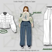 ArtBook - Emilia Hidalgo. Digital Illustration, Fashion Design, Graphic Design, Traditional illustration, Vector Illustration, and Fashion Illustration	 project by Emilia Hidalgo - 11.04.2025
