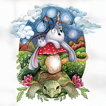 PROGETTO FINALE DI ACQUERELLO E GUAZZO "LA TARTARUGA E LA LEPRE". Un progetto di Belle arti, Illustrazione tradizionale, Illustrazione infantile, Pittura, Pittura ad acquerello e Pittura gouache di Daniel Caicedo Restrepo - 05.11.2025