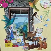 Janela para o mundo. Collage, Traditional illustration, Digital Illustration, Editorial Illustration, Narrative, Stor, and telling project by Katya Barros - 11.07.2025