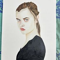 Watercolor portrait. Een project van Portrettekening, Traditionele illustratie y Aquarelschilderen van Dharmesh Sharma - 07.11.2025